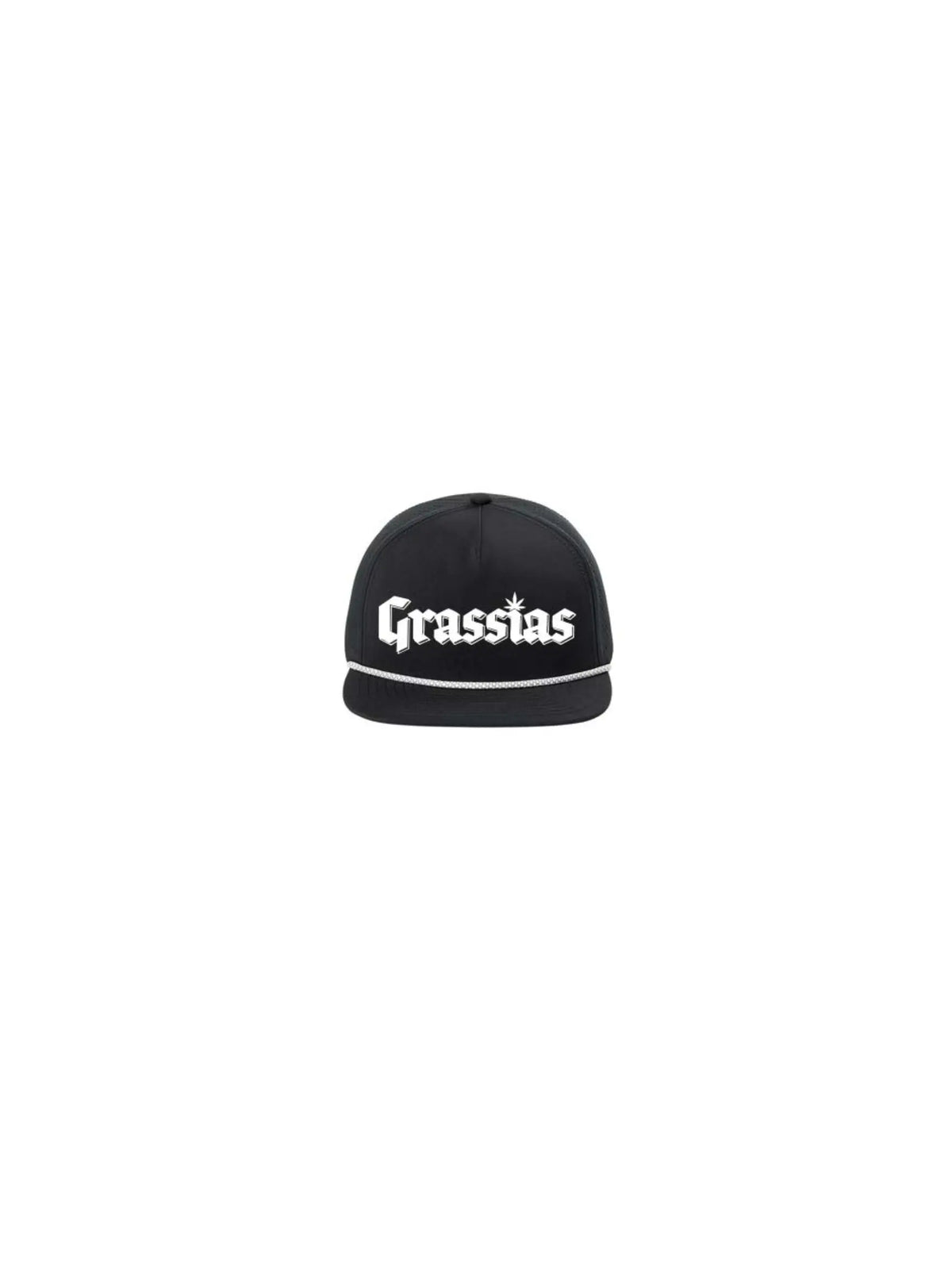 Grassias Rope Hat - Black Grassias